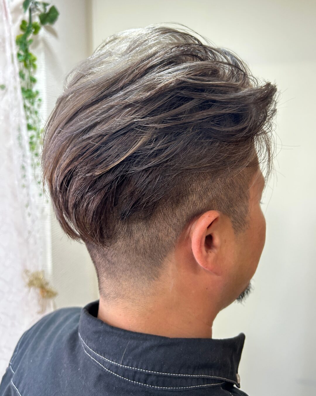 40代 メンズ 白髪ぼかし 初めて 広島 ALUFA atelier.M